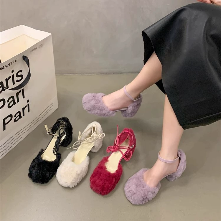 Нишевая квадратная полая обувь Мао Модная Однослойная обувь Мэри Джейн, Женская Осень 2023, новые туфли на высоком каблуке с ремешком на толстом каблуке