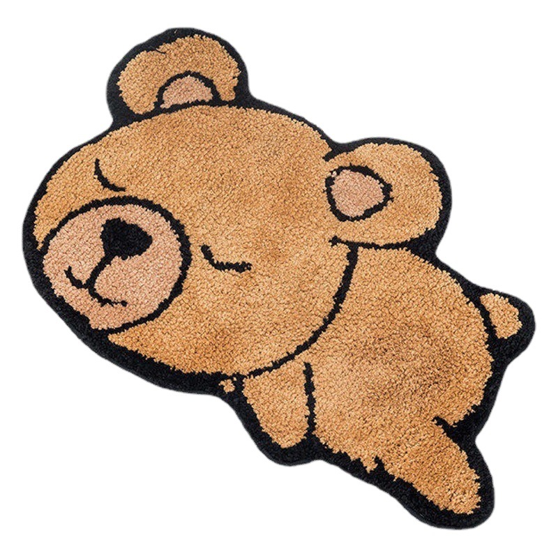 Alfombrilla de puerta de entrada Alfombrilla de puerta de entrada Alfombra de puerta de dormitorio Baño de baño Alfombrilla absorbente de agua antideslizante de dibujos animados Alfombrilla de baño