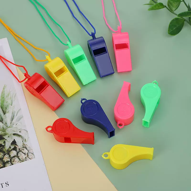 厂家直供塑料口哨体育用品彩色口哨裁判口哨指挥哨儿童玩具批发