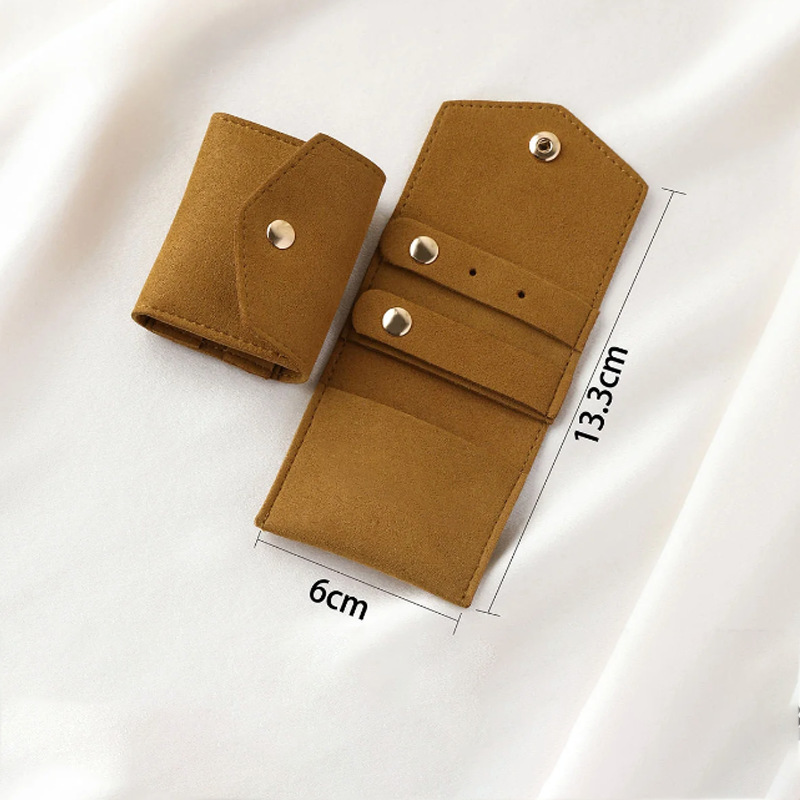 50g Weight Jewelry Packaging Bags Classification Daily Occasion Pu Leather Material Solid Color Pattern Casual Style Pu Leather Casual Daily Solid Color Jewelry Packaging Bags 无