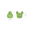 New small animal glazed beads cartoon frog glazed loose bead handmade DIY necklace ear pendant accessories manufacturers