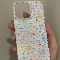 晕染海洋小鱼适用iPhone17PROMAX手机壳新款16/15/14小众13/12/11