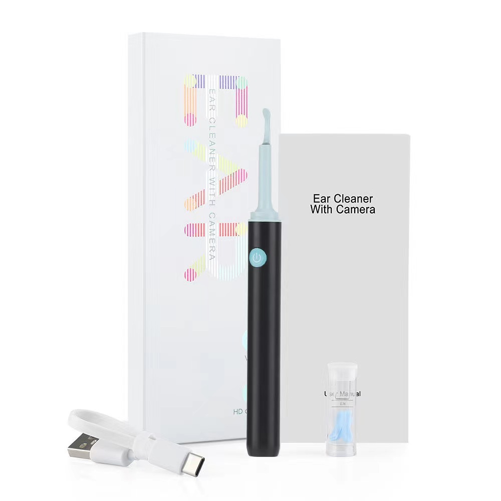 Visible cuchara auricular al por mayor endoscopio auricular transfronterizo amazon en el extranjero chatarra portátil