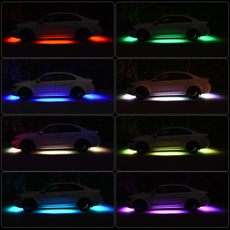 自動車のシャシーランプの装飾ランプを適用します。|undefined