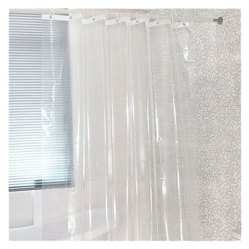 Hot selling transparent waterproof shower curtain PEVA with 3 magnets waterproof transparent shower curtain partition curtain