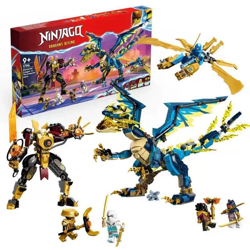 Ninja series, constructor for training for boys, minifigures, toy
