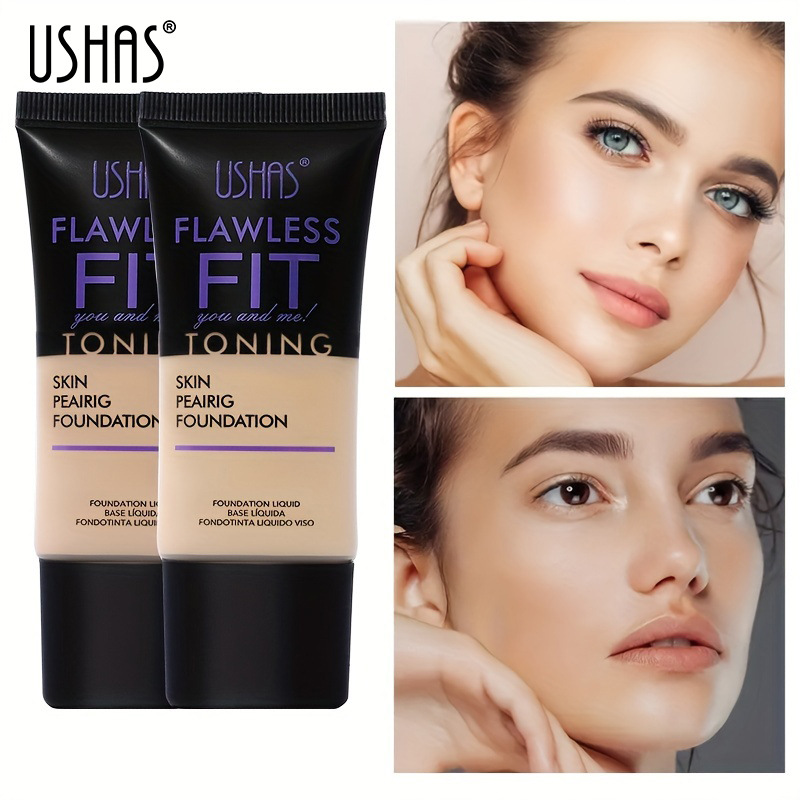 USHAS comercio exterior europeo y americano transfronterizo 4 colores corrector impermeable base líquida reparadora para cubrir las ojeras y aclarar el tono de la piel