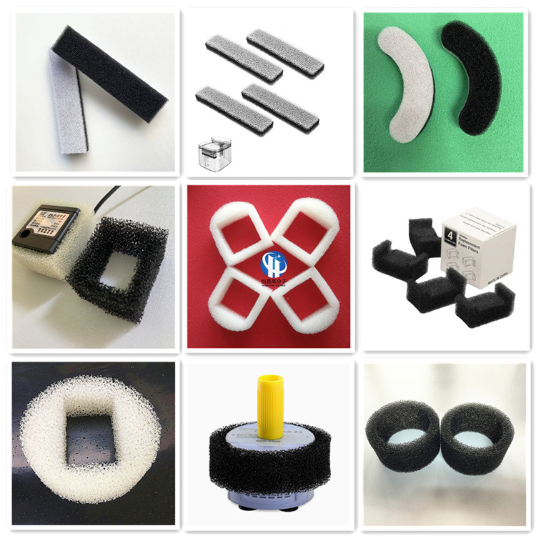 动物饮水器配件滤芯滤绵饮水机水泵海绵防护罩宠物饮水机滤芯海绵