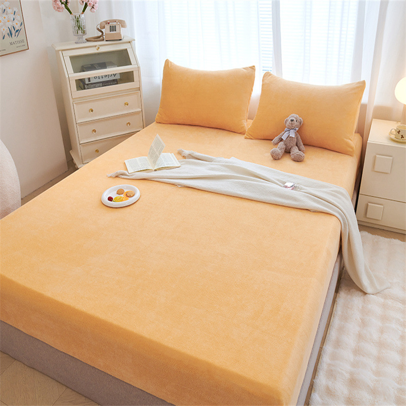 Cama de lana de leche de clase A sábanas de franela cubiertas de cama dormitorio de estudiantes de lana de coral cubierta de cama