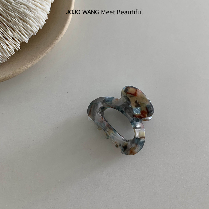 4.5cm 중공 타원형 블루 색상