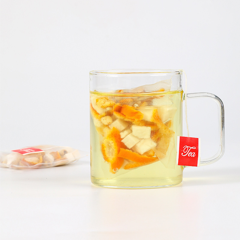 Apple Hawthorn Tea Pyramid Bags (Malus & Crataegus) — Herbal Fruit Blend with Goji & Jujube preparation