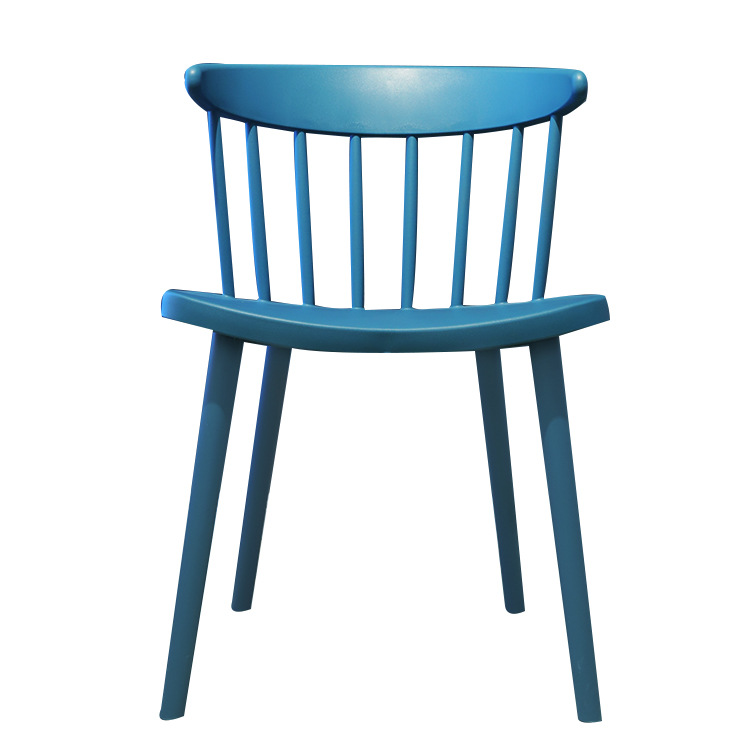 Silla de respaldo nórdica silla de sala de estar silla de negociación silla de plástico a prueba de lluvia silla de café