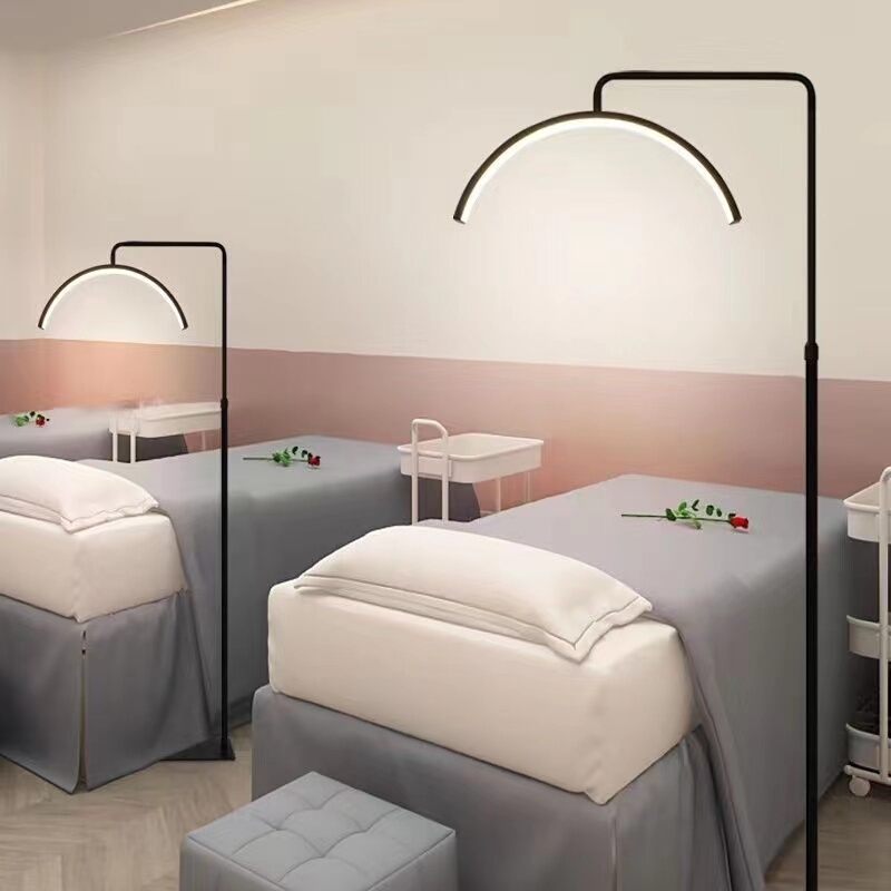 Cross-Border Best-Selling Eyelash Lamp, Led Eye-Protection Beauty Salon Lamp, Nail Salon Lamp, Nail Art and Tattoo Special U-Shaped Floor-Standing Beauty Lamp