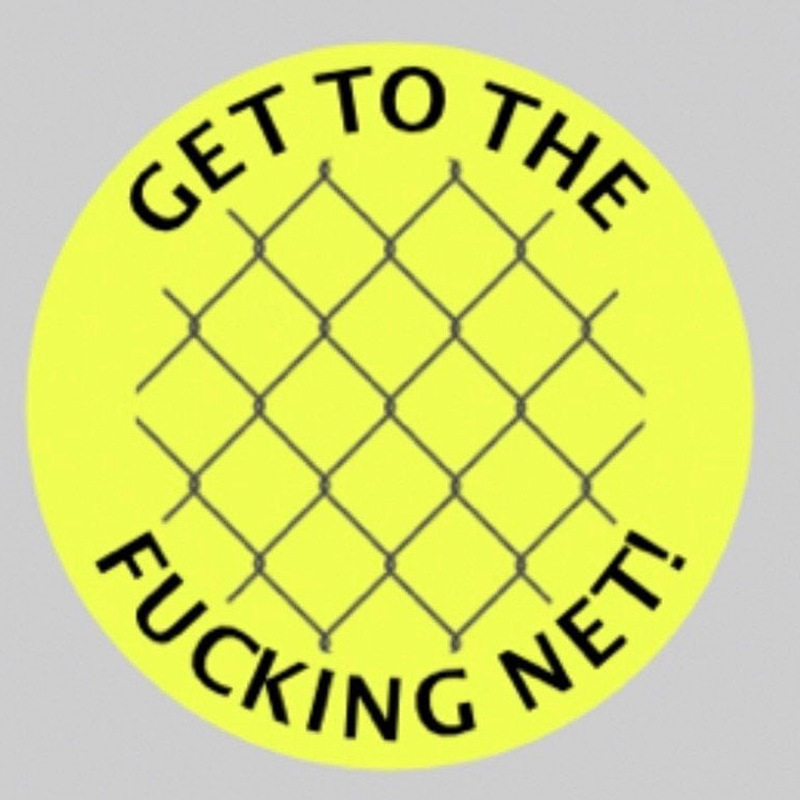 Cross-border nuevo divertido lema raqueta de tenis amortiguador de silicona emocionante espíritu de lucha lema raqueta de tenis sello de amortiguador