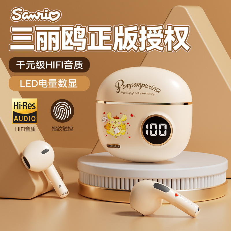 Sanrio's Officially Licensed Wireless Bluetooth Headphones, New Semi-In-Ear High-Appearance Sports Gaming Headphones Sanrio's Officially Licensed Wireless Bluetooth Headphones, New Semi-In-Ear High-Appearance Sports Gaming Headphones