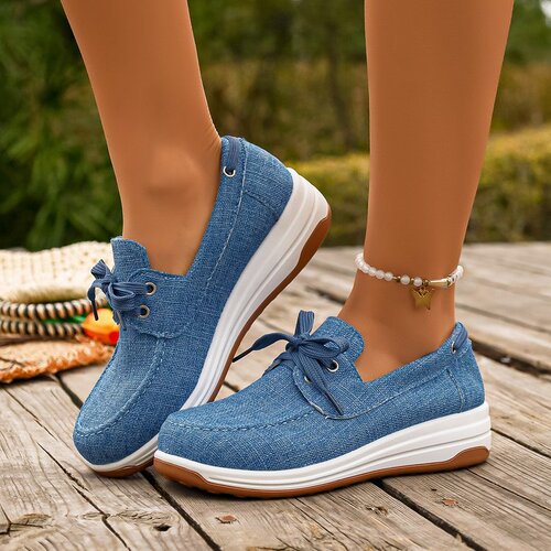 Spring and Autumn New Women's Large Size Casual Single Shoes, 0.67cm Difference, Can Be Bulk Purchased on TEMU
