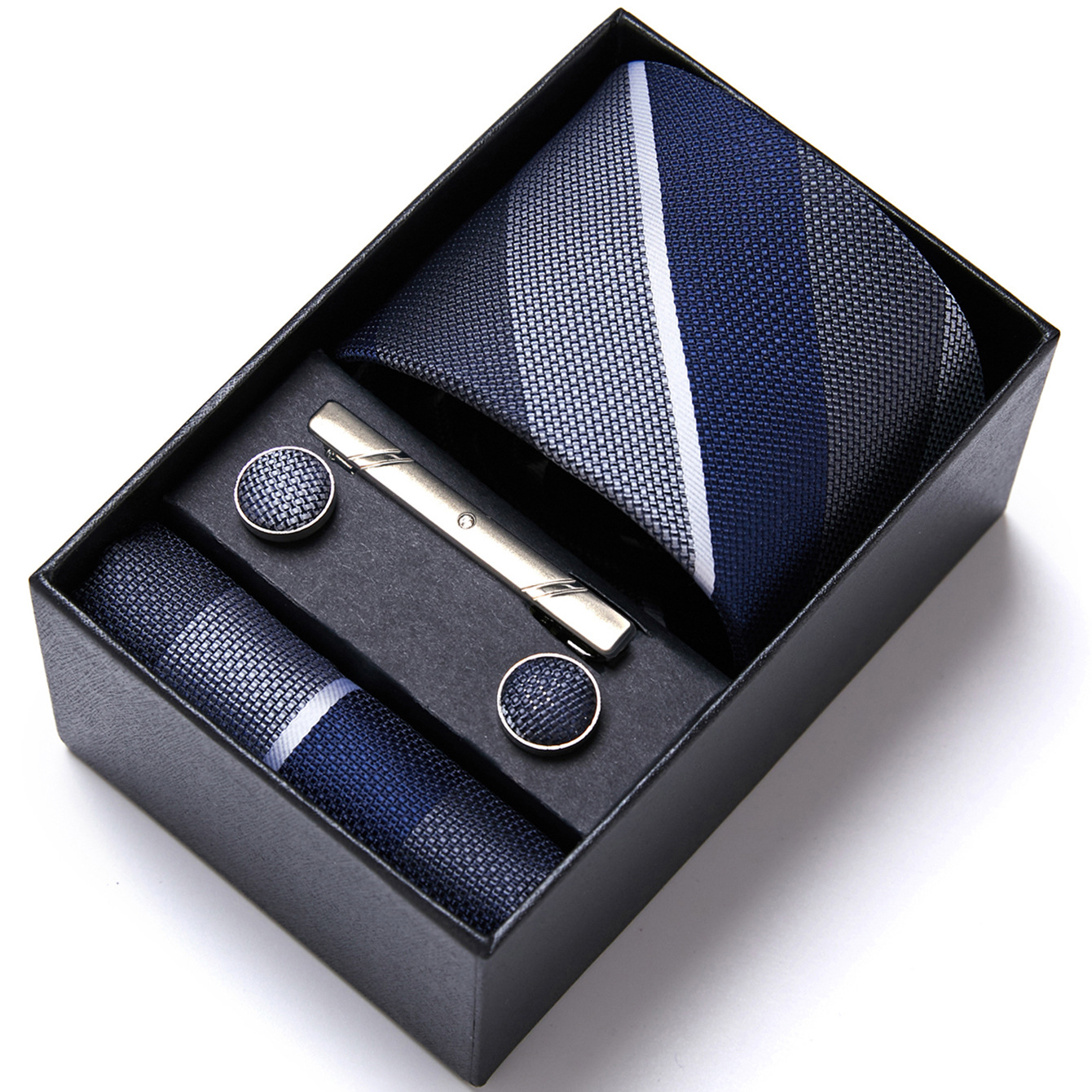 Fabricante en stock de los hombres corbata caja regalo traje ropa formal negocios boda trabajo grupo camisa accesorios verano nuevo