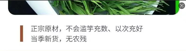 Shi Zhu Tea Dried Lophatherum Bamboo Leaf Loose Herbal Tea 30g Canister in use