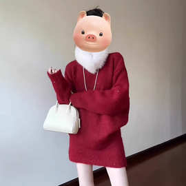 巨好看冬装韩系超火小香风富家千金miu系穿搭一整套减龄ootd套装