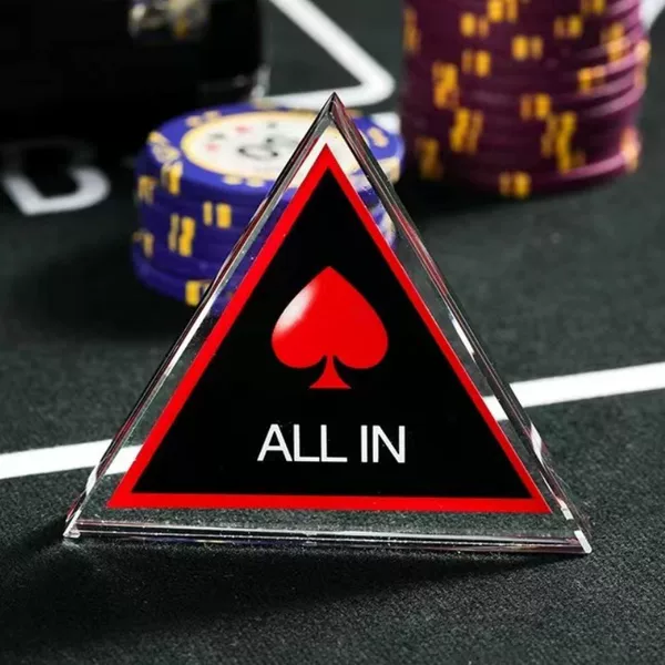 ALLIN Texas Hold 'em Zhuang Code Size Blind Accessories Press Card Chips Zhuang Brand Zhuang Pianzhuang Places