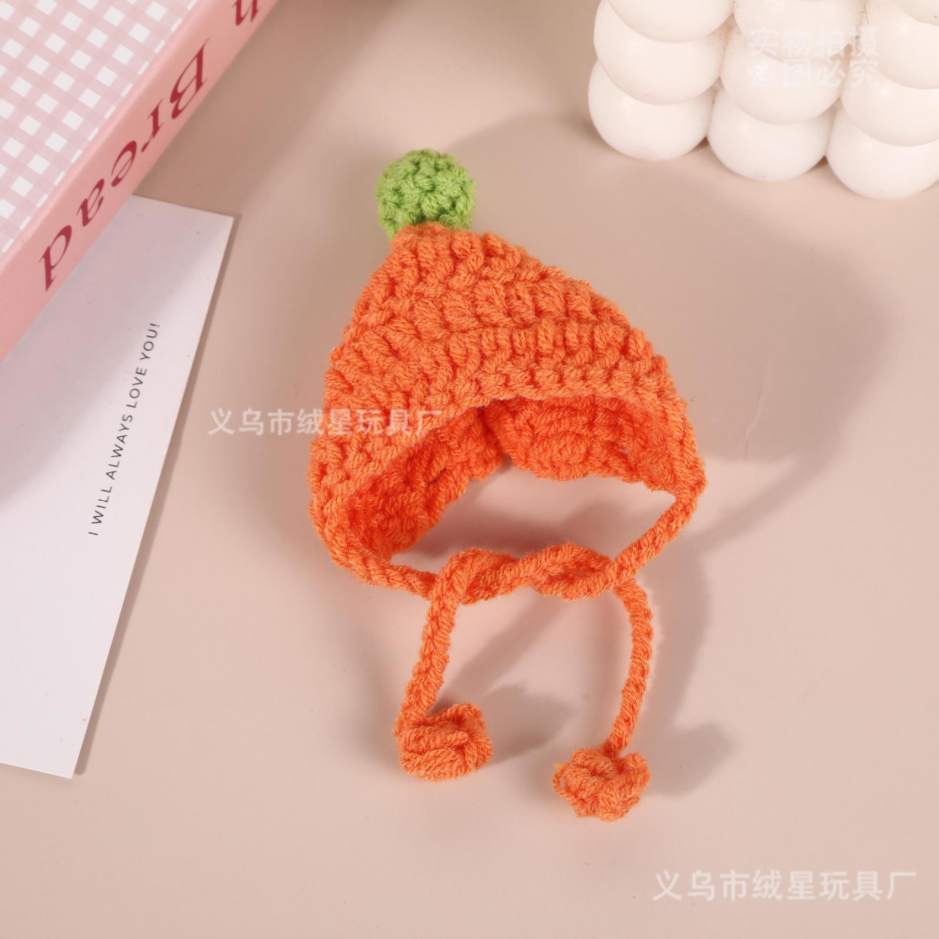 RX106 long rope hat 1#-orange