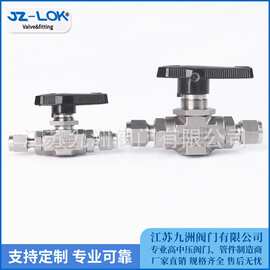 不锈钢高压球阀6000PSI模锻式高压球阀OD1/2 12OD1/4英制公制