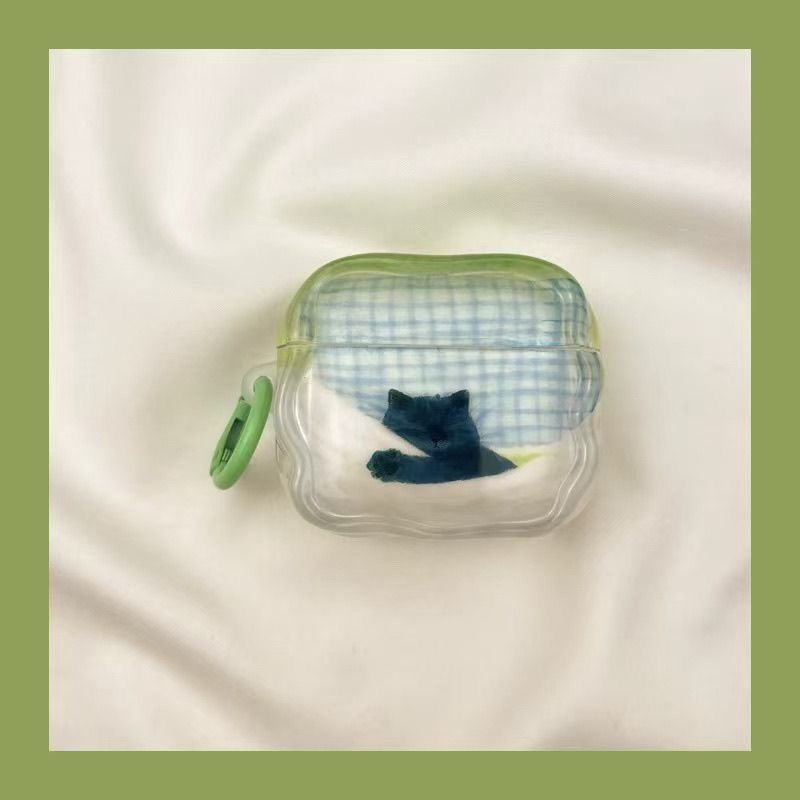 Sleeping Kitten para AirPods 4 generación Bluetooth Case 5 generación AirPodspro2 Apple Earphone Case