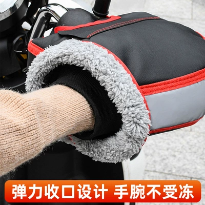 Fleece-Lined Warm and Thickened Windproof | Motorcycle Handle Cover