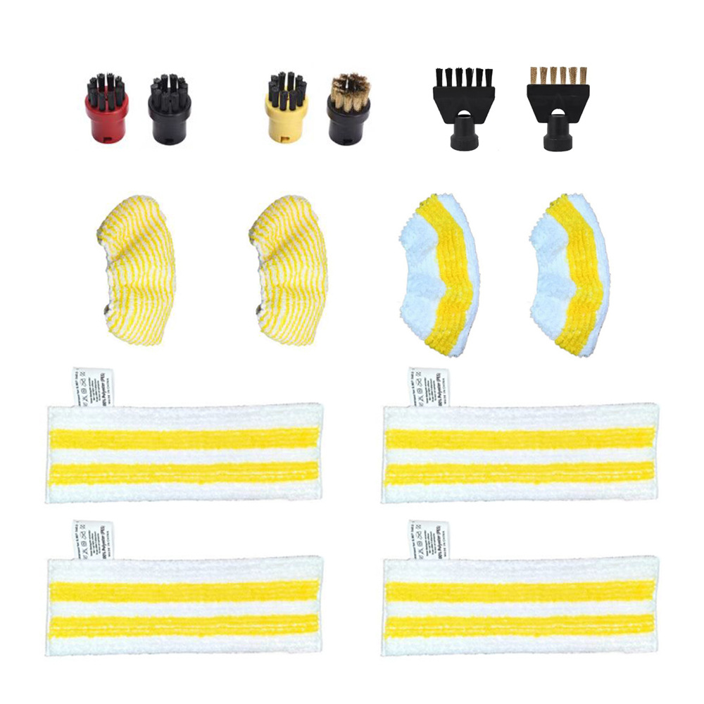 Adecuado para accesorios de vapor Karcher Kach, trapo, trapo, accesorios de vapor Karcher, cepillo redondo pequeño, cepillo de cobre