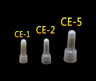 Crimp Cap Terminal Block Spring Screw Terminal Nipple Crimp Cap CE-2X Copper Tube Closed Terminal