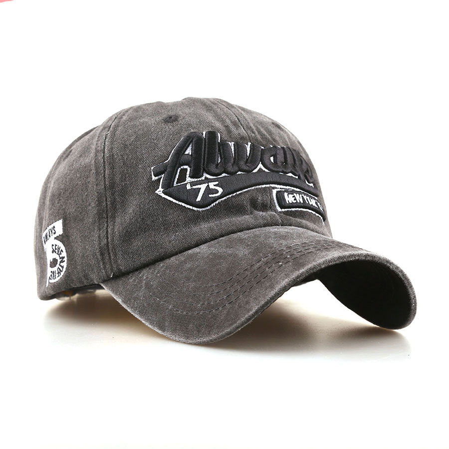 75 Washed Cotton Black