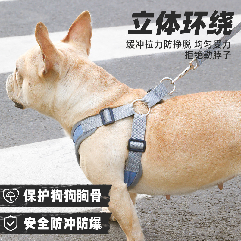 Dog traction vest style running rope small and medium