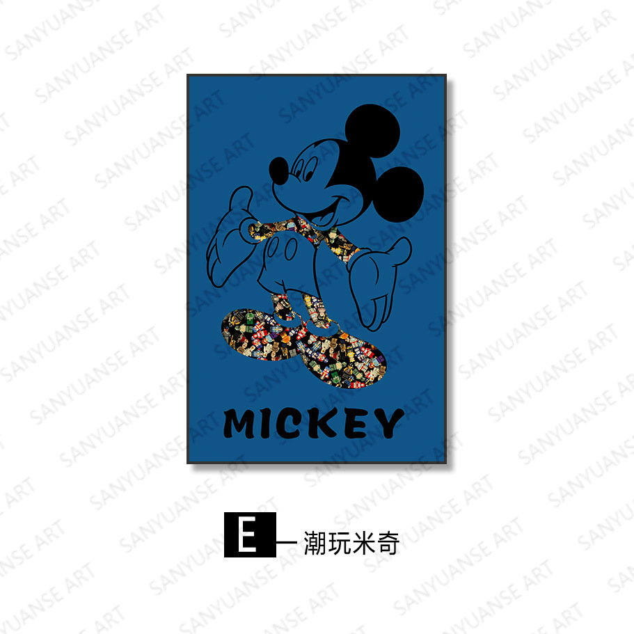 Madera de construcción, entrada, pasillo, pasillo, pintura, dibujos animados, 3D tridimensional, pintura de instalación física, dormitorio de niños