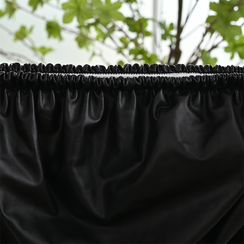 Funda de taburete redonda impermeable de cuero PU para dropshipping transfronterizo de TEMU, funda para silla elevadora de bar, salón de belleza y barbería.