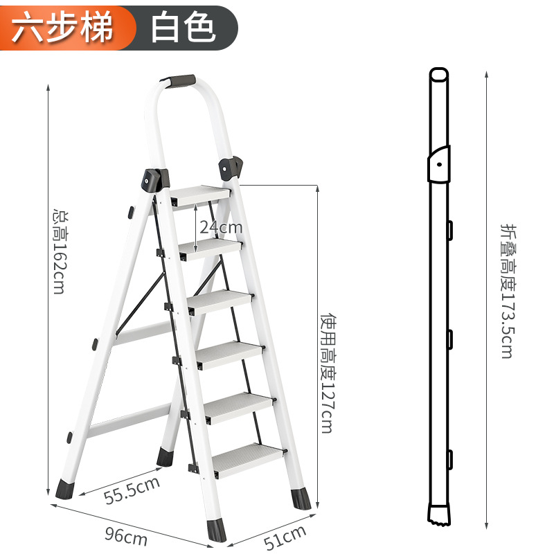 escalera doméstica plegable telescópico multifuncional escalera en zigzag interior escalera plegable escalera escalera de ático escalera gruesa portátil