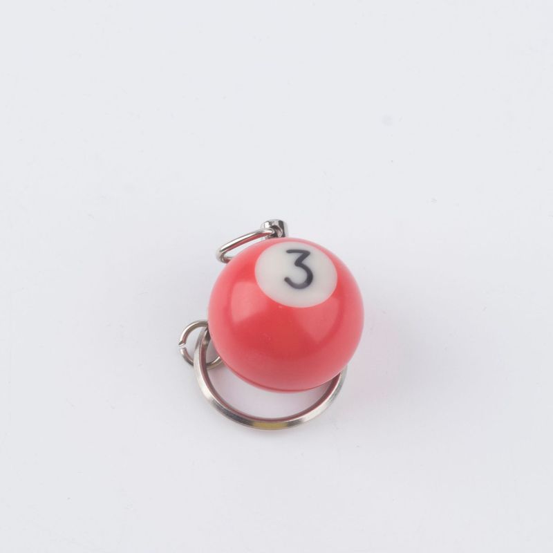 樹脂ビリヤードキーホルダーアクセサリーお土産アクリル小さなギフトボールペンダントクリエイティブビリヤードペンダントキーホルダー|undefined
