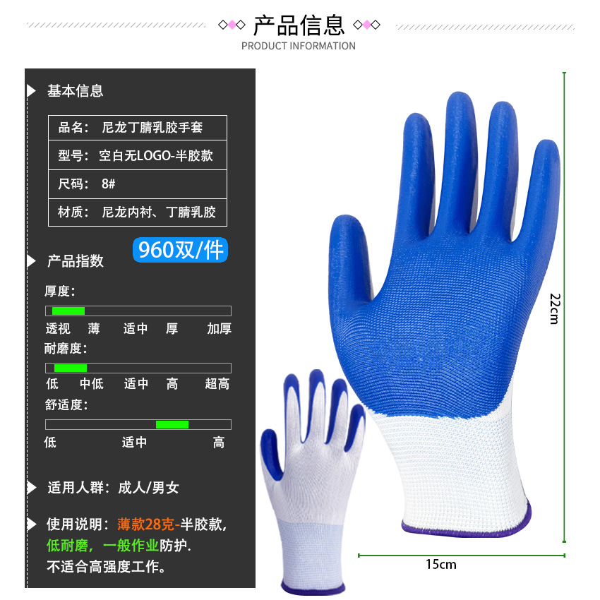 반접착제 28g 파란색 빈 포장 - 낮은 내마모성