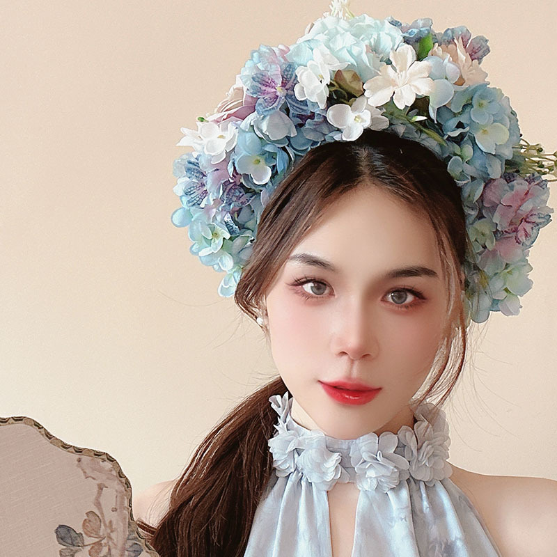 933g Weight Hair Band Hair Accessories Type 1 Piece Quantity Daily Occasion Cloth Material Flower Pattern All Seasons Season Women's Gender Sweet Style Sweet Women's Flower Cloth Hair Band 13