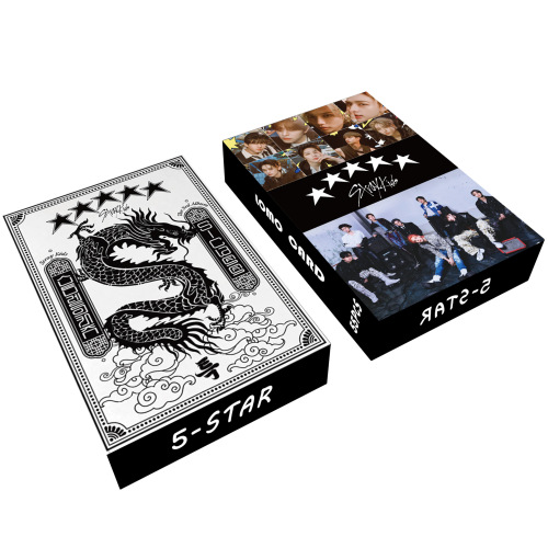 55 pieces of Stray Kids new album 5-STAR postcard LOMO card collection card Huang Xuanchen Li Yongfu