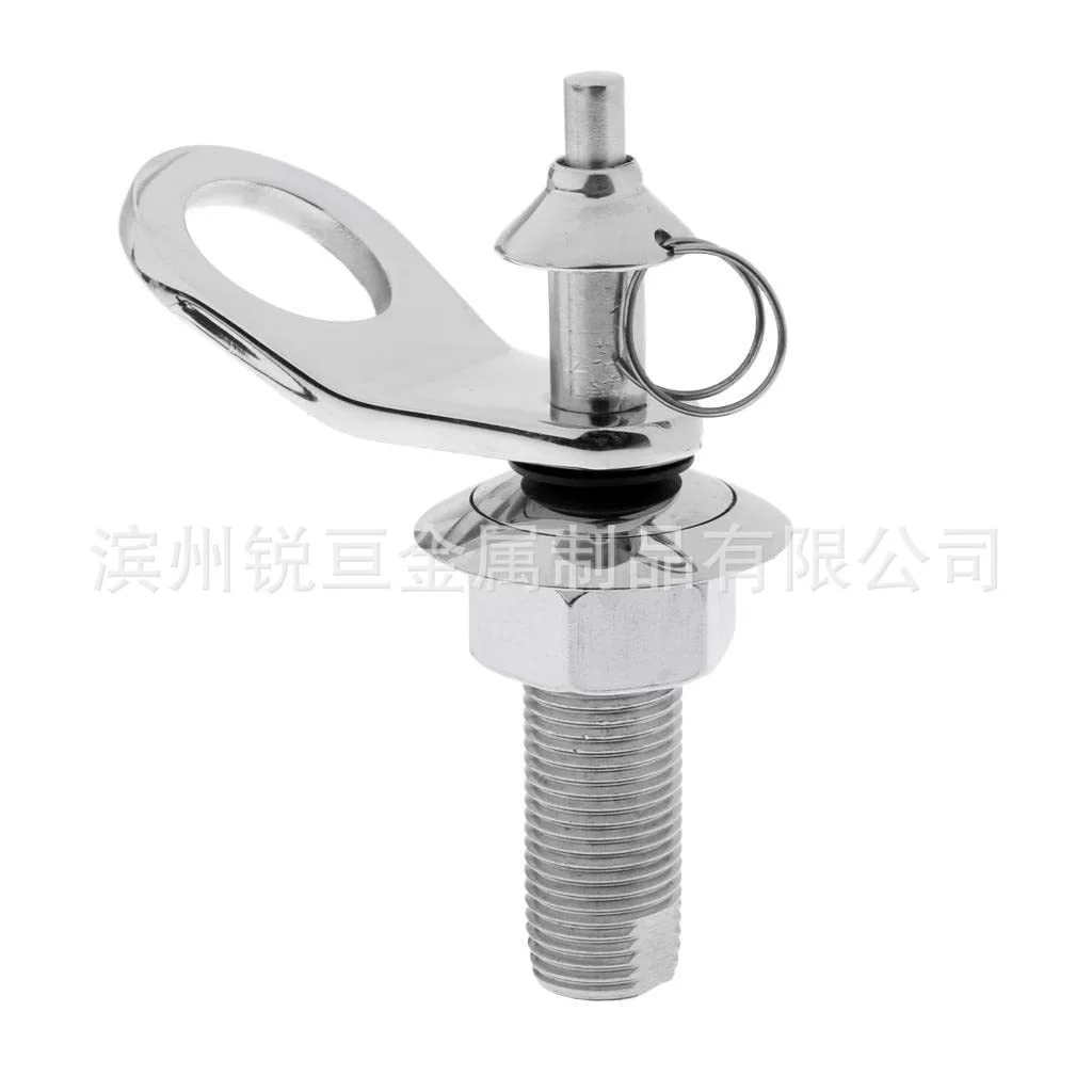 Замок для крыла из нержавеющей стали 316 с быстросъемным механизмом и кнопкой, полированный, аксессуары для яхт, трансграничная поставка, прямые продажи с завода