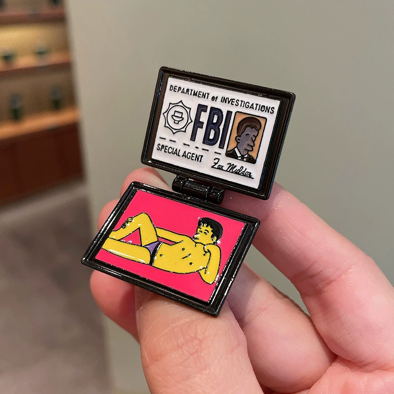 Симпсон может перевернуть брошь комедийная фигура Milhousefbi разрешение на работу