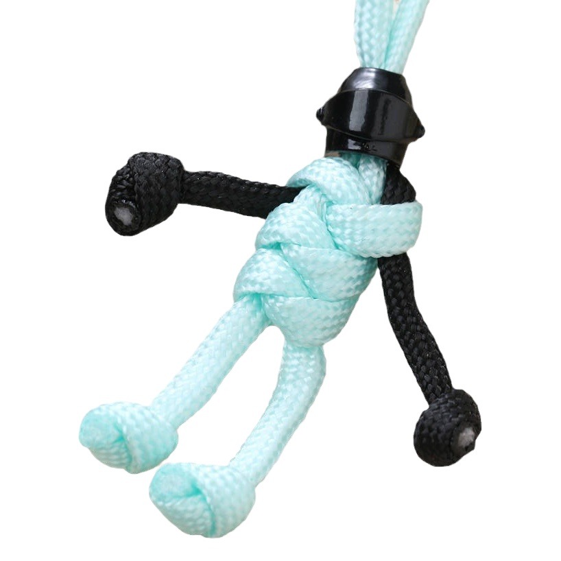 Motocicleta mano muñeca colgante cadena paraguas cuerda tejida llavero regalo personalidad creativa casco de la motocicleta accesorios clave