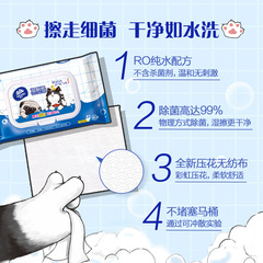 Vinda Emperor Wet Wipes, 40sheets, suitable for use and disposal, for bacterial-free and hygienic intimate care.