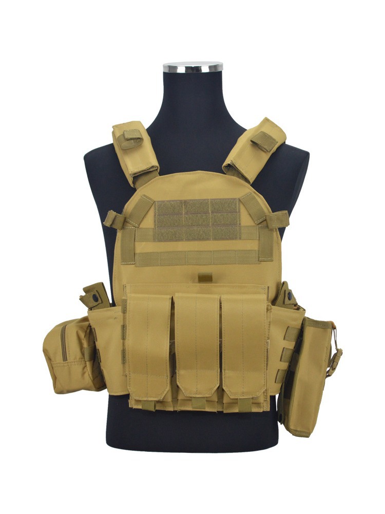 6094 chaleco táctico combinación de montaje resistente al desgaste de entrenamiento de campo al aire libre equipo de chaleco de protección