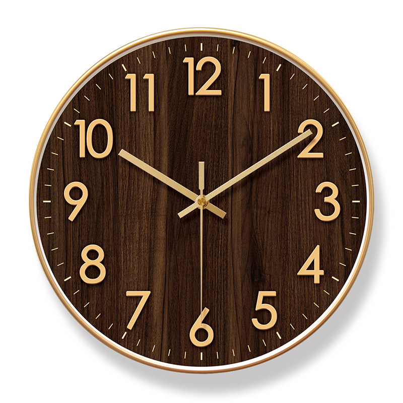 [Ultra Quiet-Blue Core Clock] 6852-G Gold Frame