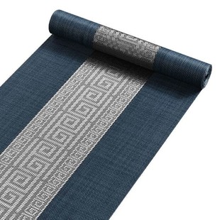 Pvc Chinese Style Table Flag New Chinese Tea Mat Zen Tea Table Mat Dining Table Coffee Table Tv Cabinet Long Tea Table Mat
