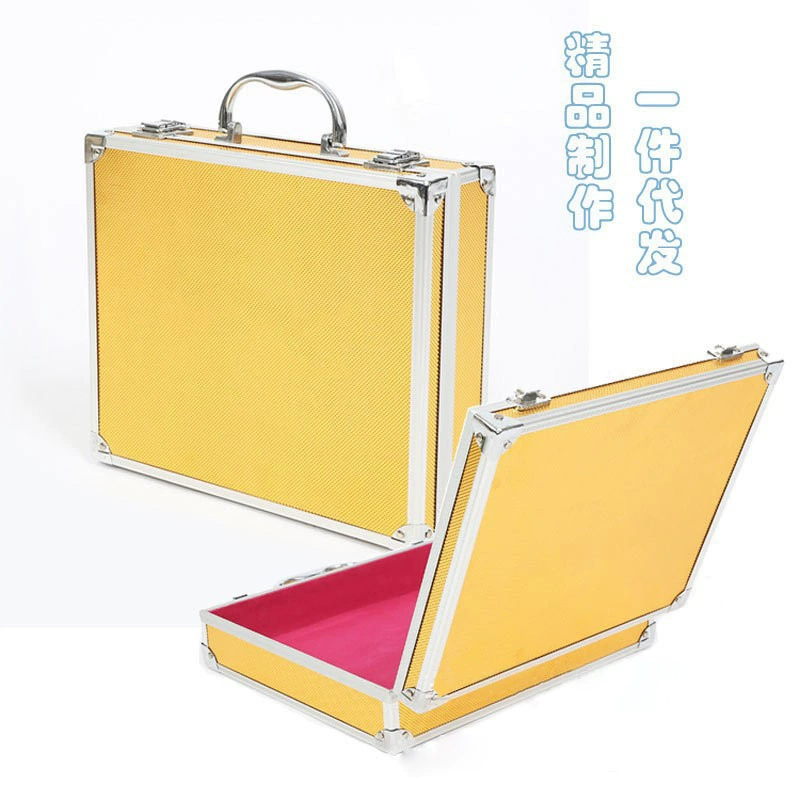 Самая продаваемая коробка для маджонга из алюминиевого сплава 40, 42 от производителя, ящик для инструментов из алюминиевого сплава, сумка для хранения шахмат и карт, алюминиевый ящик