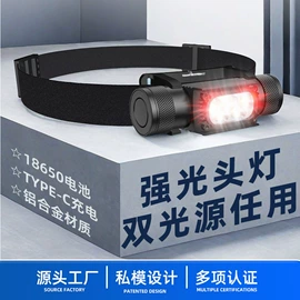 头灯头戴电筒;户外头灯;手电筒