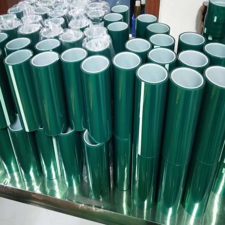 绿色耐高温胶带喷涂烤漆遮蔽保护高温胶纸不掉胶好撕喷塑分色胶带