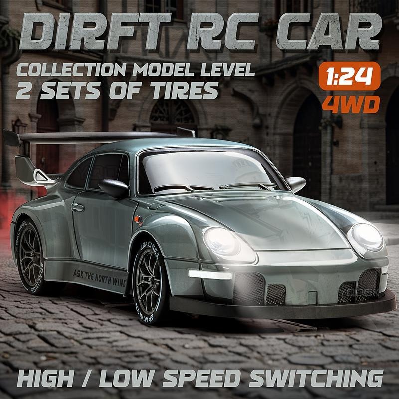 Voiture télécommandée TK populaire à l'échelle 1:24, quatre roues motrices, grande vitesse, voiture de course de drift professionnelle_voghion.com